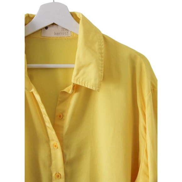 THE KEMIST Kemi K Ruffle Shorts Set 2 Piece Outfit Sunshine Yellow UK 22 US 18 - Picture 6 of 9